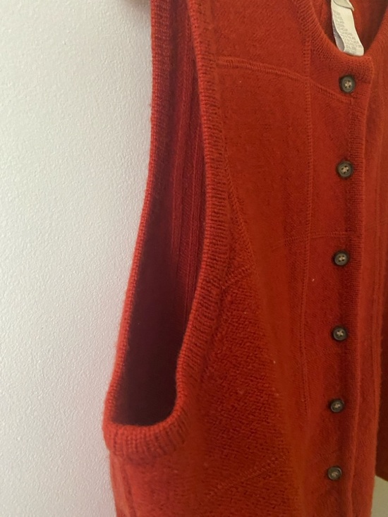 Pierre Cardin Vintage 1990s Button-Front Knit Sweater Vest - Picture 4 of 6